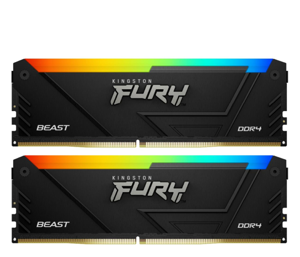 KINGSTON DDR4 Fury Beast RGB 32GB(2*16GB)/3200 CL16 KF432C16BB12AK2/32 - 1201301 - zdjęcie